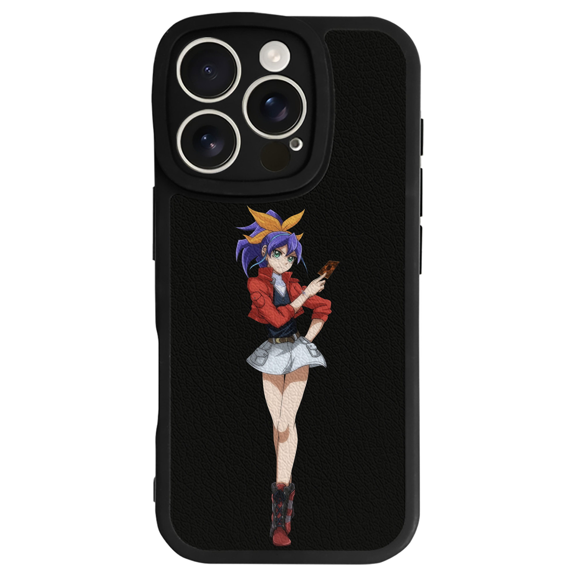 遊☆戯☆王 Yu-Gi-Oh! 【iPhone 16シリーズ対応】シリコンスマホケース（レザー調） 材質：シリコン